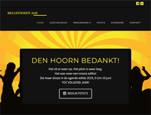 Tablet Screenshot of dioslentefeest.nl